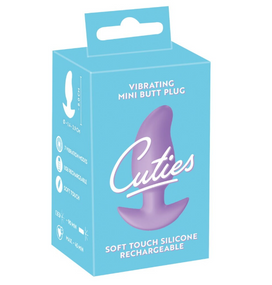 Анальная пробка с вибрацией Vibrating Mini Butt Plug Purple Sex Aura