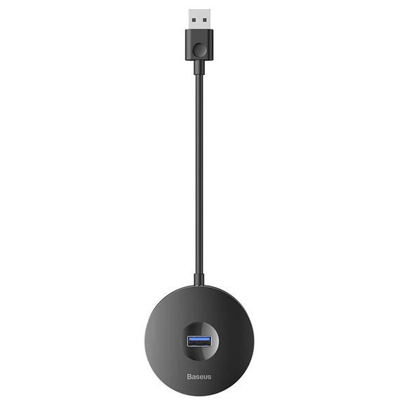 Переходник HUB Baseus Round Box USB to USB 3.0 + 3USB 2.0 (1m) (CAHUB) | Зображення 1