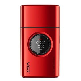 Электробритва VGR V-378 RED шейвер, двойное лезвие + триммер, регулировка мощности QH-551 7000-9000 RPM