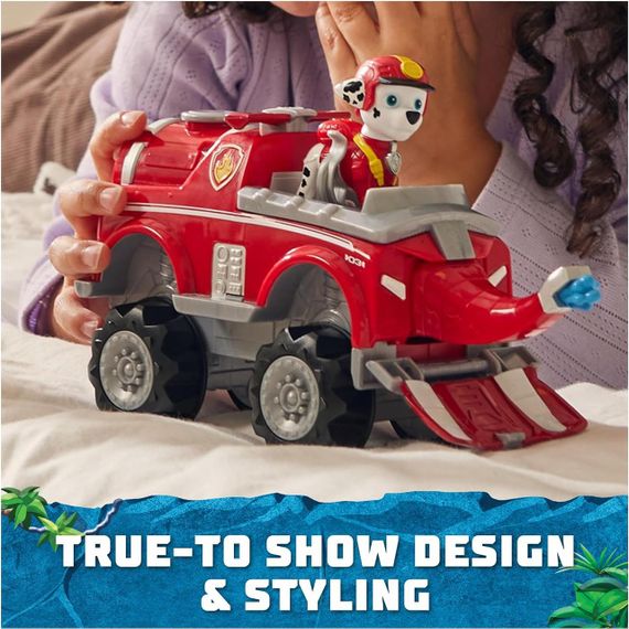Щенячий патруль у джунглях Машина слон та фігурка Маршала Оригінал Paw Patrol Jungle Pups Marshall Elephant Vehicle | Зображення 7