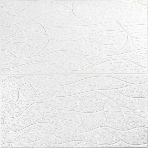 Панель 3D WHITE 700*700*6mm (D) SW-00001948