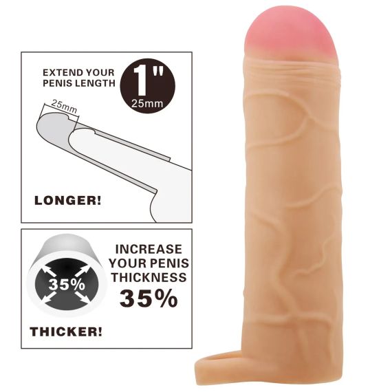 Насадка презерватив Pretty Love — Bunion 1" (25 mm) Extended Series, BI-026253 Sex Aura | Зображення 2