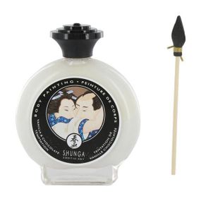 Фарба для тіла Shunga BODYPAINTING - Vanilla-Chocolate Temptation (100 мл) без глютену та парабенів, Без запаху