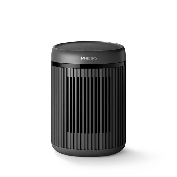 Тепловентилятор Philips Series 2000, 15м2, 1500Вт, електр. упр-ння, керамич.нагрів.елемент, темно-сірий (CX2120/01)