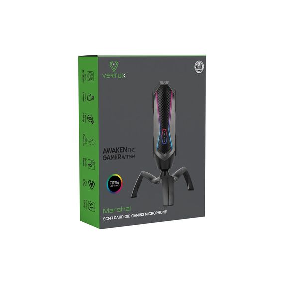 Мікрофон Vertux Marshal USB Black (marshal.black) | Зображення 1