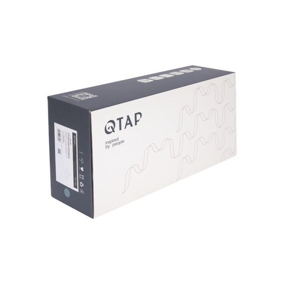 Змішувач для ванни Qtap Arvin з довгим поворотним виливом і душовим гарнітуром QTARV260CRM48641 Chrome | Зображення 7