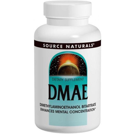 Диметиламиноэтанол Source Naturals DMAE 351 mg 100 Caps