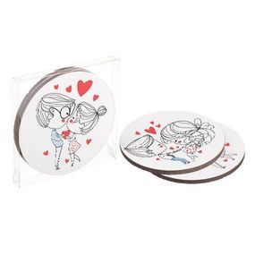 Підставки під гаряче Coaster Кохання (корок) 10 см