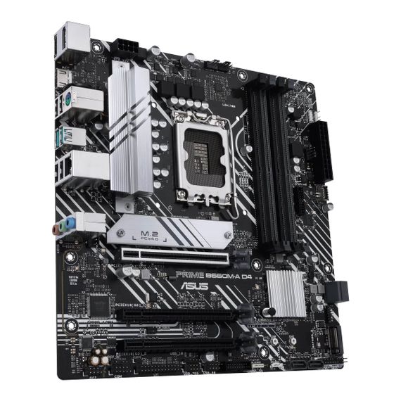 Материнcкая плата ASUS PRIME B660M-A D4-CSM s1700 B660 4xDDR4 M.2 HDMI DP mATX CSM 90MB19K0-M1EAYC | Зображення 2