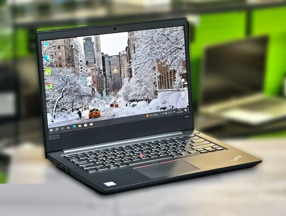 Ноутбук Б-класс Lenovo ThinkPad E480 / 14" (1920x1080) IPS / Intel Core i5-8250U (4 (8) ядра по 1.6 - 3.4 GHz) / 12 GB DDR4 / 256 GB SSD M.2 / Intel UHD Graphics 620 / WebCam / Win 10 Pro б/у | Зображення 1