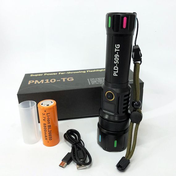 Ліхтар NIGHT VISION FLUORESCENCE XPRO CB-A280-TG з потужним білим і червоним COB LED, Li-Ion акумулятор, Power Bank, ЗУ Type-C, магніт, zoom (47159-A282_312) | Зображення 3