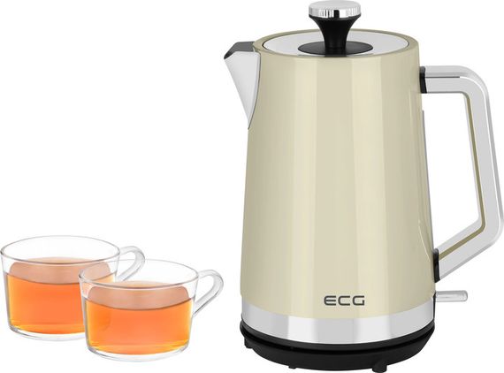 Електрочайник EСG RK 1766 Vintage Vanilla 1.7 л бежевий | Зображення 1
