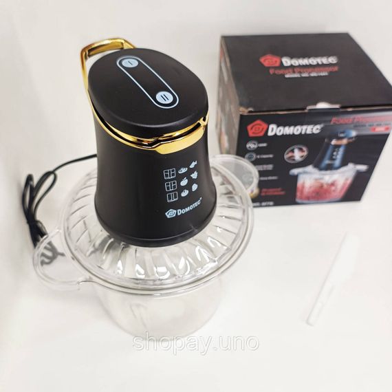 Кухонный измельчитель для круп мяса дома Domotec, Блендер для пюре и коктейлей, Высокомощный блендер XV-42 | Зображення 2