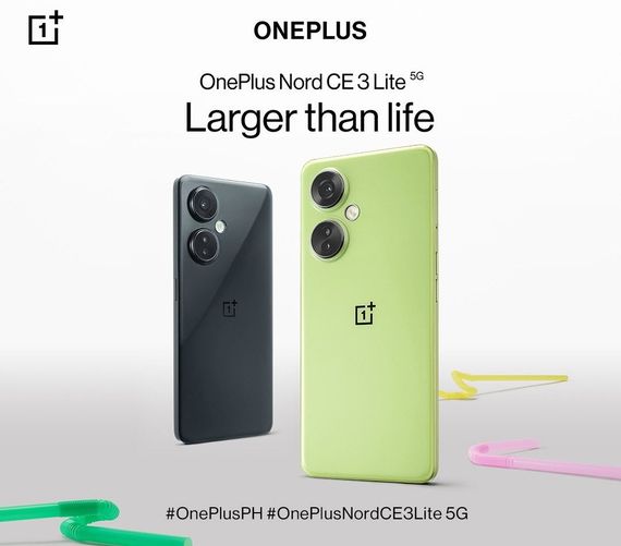Смартфон OnePlus  Nord CE 3 Lite 5G (CPH2465) 8/128GB, 2SIM, 5000mAh, Chromatic Gray (5011102564) | Зображення 1