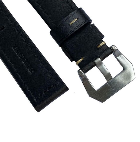 Шкіряний ремінець Primolux F001 Steel buckle для годинника Xiaomi Amazfit Bip / Amazfit GTS - Black | Зображення 3