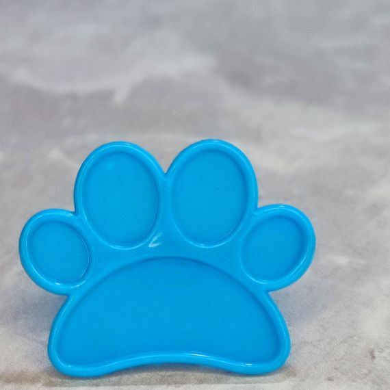 Блакитна палітра-кільце на пальчик (пластик)