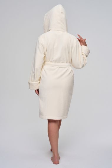 Жіночий халат Nusa 4345 кремовий XL | Зображення 3