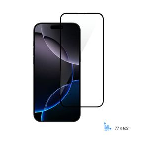 Захисне скло 2E  для Apple iPhone 16(6.1), 2.5D FCFG, (1 Pack), чорна рамка (2E-IP-16PM-6.9-SMFCFG-BB)