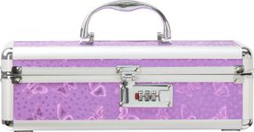 Кейс для зберігання секс-іграшок BMS Factory - The Toy Chest Lokable Vibrator Case Purple з кодовим
