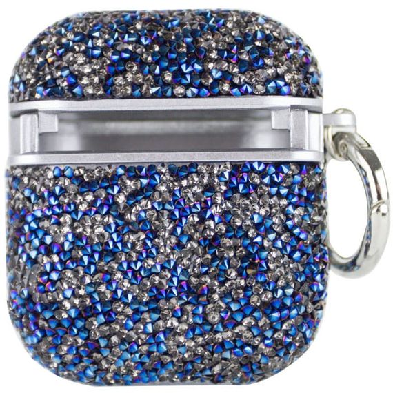 TPU чехол Bling World Rock Diamond для наушников AirPods 1/2 Синий | Зображення 1