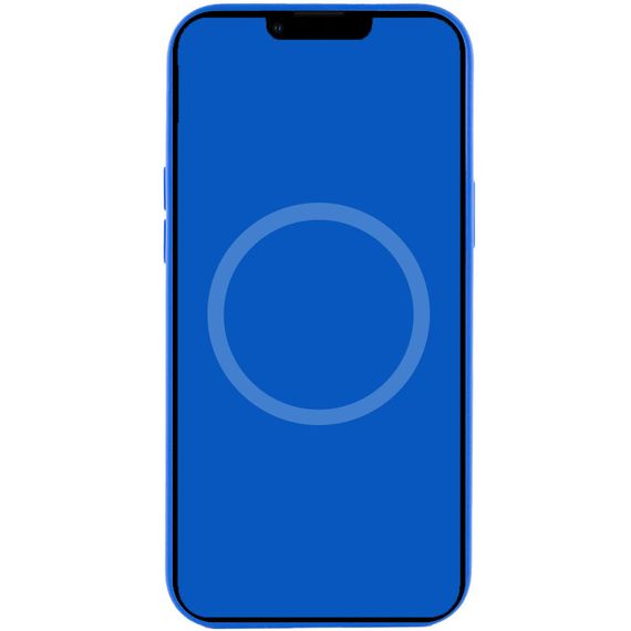 Чохол Silicone case (AAA) full with Magsafe and Animation для Apple iPhone 12 Pro Max (6.7") Синій / Capri Blue | Зображення 3