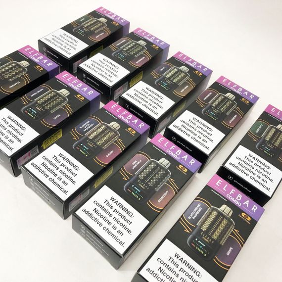 ELF BAR COMBO 25000. Перемикання смаків. Яблуко / Анісове Яблуко (Green Apple / Double Apple Shisha) | Зображення 7