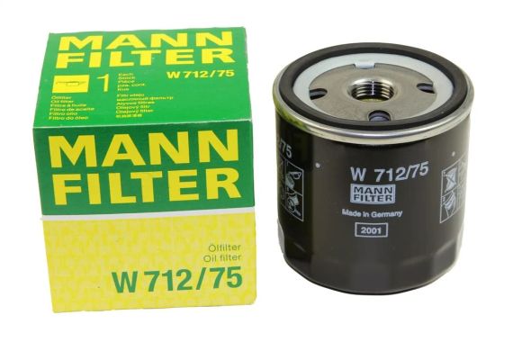 Фільтр масляний Авео 1.5-1.6 MANN - W712/75