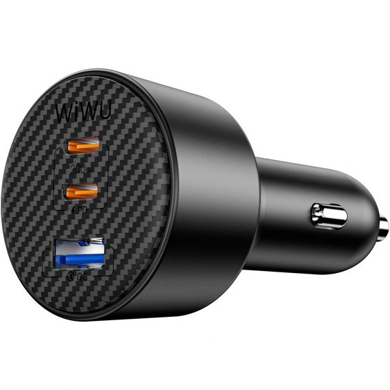 АЗУ WIWU CC026 Warriors PD200W+QC3.0 (1USB-A/2C) Black | Зображення 2