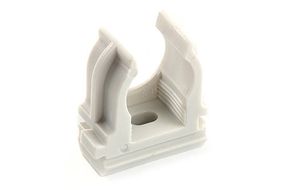 Кліпса для гофри під монтажний пістолет 16 мм біла (пач. 100шт.) APRO