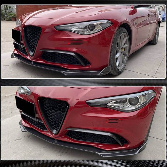 Накладки на протитуманки (для Base, Карбон) для Alfa Romeo Giulia 2016-2022 рр | Зображення 4