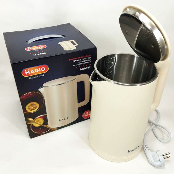 Качественные электрочайник MAGIO MG-502, Электрочайник отличный, Лучший BP-552 бюджетный электрочайник | Зображення 5