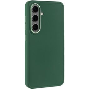 TPU чехол Bonbon Metal Style для Samsung Galaxy S23+ Зеленый / Army green