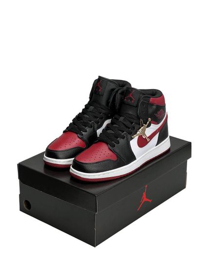 Чоловічі кросівки N-ike Air Jordan 1 High Black Wine White  весна / літо / осінь 44 28.0 см