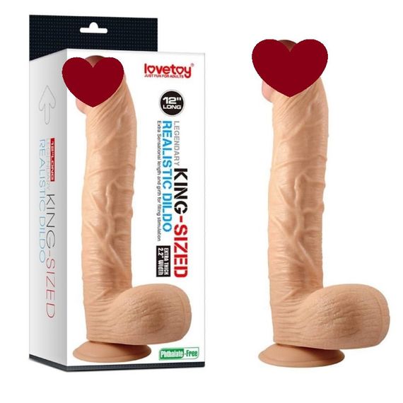 Дилдо на присосці Гігант реалістичний 32 см sexstyle