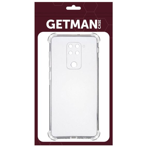 TPU чохол GETMAN Ease logo посилені кути Full Camera для Xiaomi Redmi Note 9 / Redmi 10X | Зображення 2