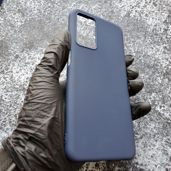 Чохол Candy Silicone для Oppo A54 / A55 колір Синій | Зображення 1