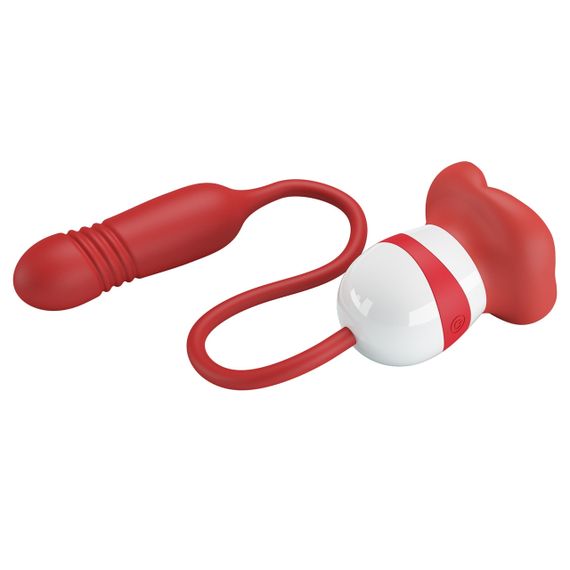 Вібростимулятор PRETTY LOVE Ashlynn, 5 vibration functions 5 thrusting settings 5 licking settings Sex Aura | Зображення 4