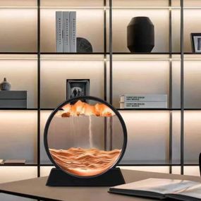 Лампа настільна Mobile Sand Painting Жовтий пісок