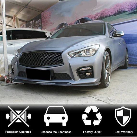 Передний Лип-спойлер V1 для Q50 Sport 2014-2017 Карбон для Infiniti Q50/Q60 | Зображення 1