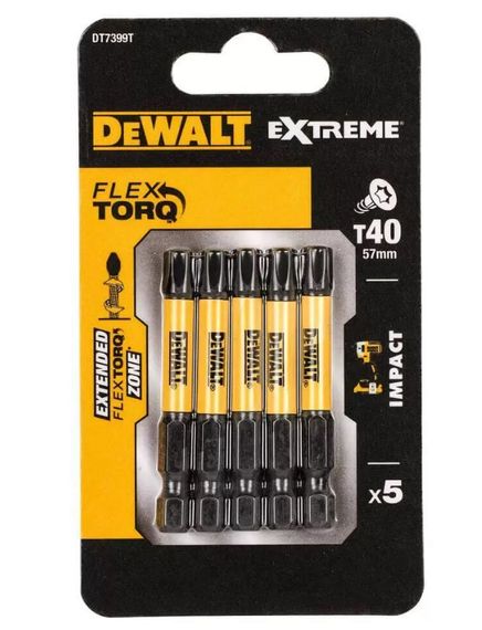 Набір біт DeWalt ударні IMPACT TORSION (DT7399T)