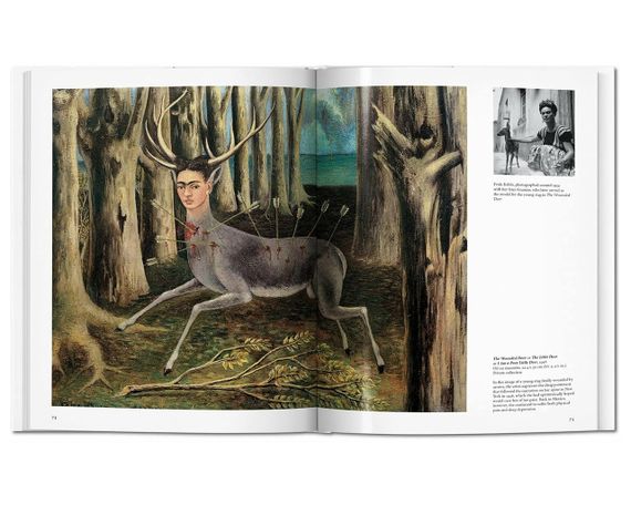 Книги о великих художниках Фрида Кало Kahlo - Taschen живопись книги по истории искусства | Зображення 3