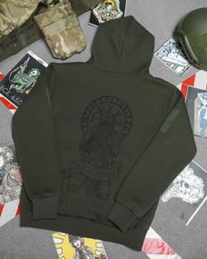 Худі CELEO на флісі руни олива ВТ3853