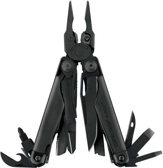 Мультитул Leatherman 831334 Surge-Black. Синтетичний чохол. Подарункова коробка