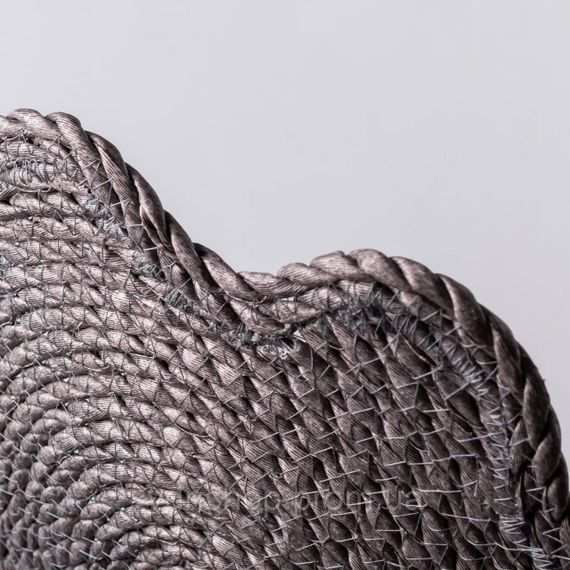 Салфетка сервировочная на стол Ø38 (см) под тарелки и столовые приборы Серый HP-35-1G | Зображення 2