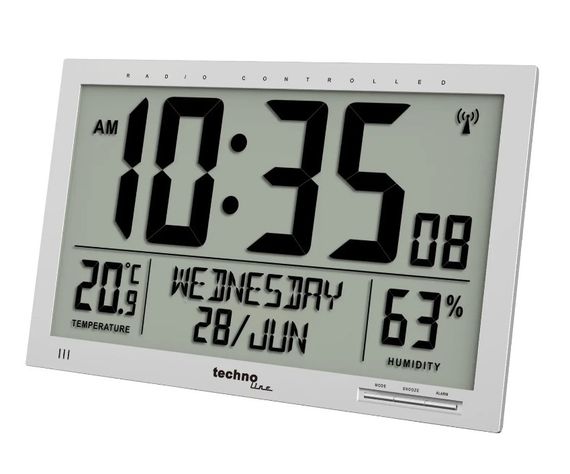 Годинник настінний Technoline WS8013 Silver (WS8013) (DAS301790)