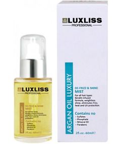 Аргановый спрей - термозащита Luxliss Argan oil luxury Shine Mist (60 ml)