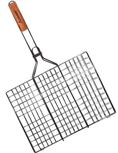 Решітка для барбекю Kamille "Скаут" 40х30х2см