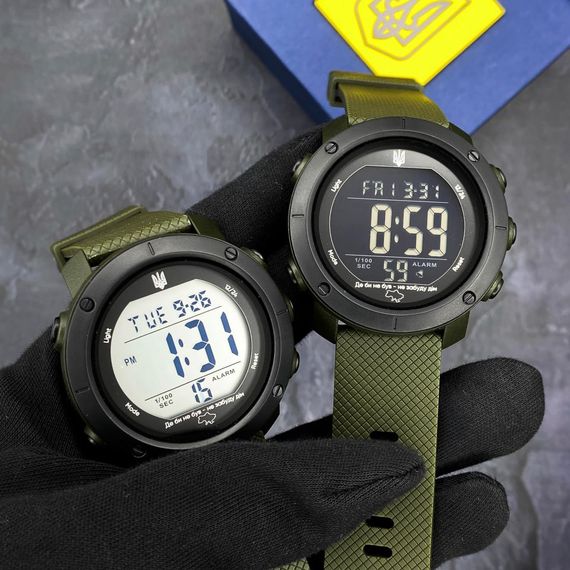 Годинник наручний Awarder 032 Де би не був Army Green-Black-Black | Зображення 1