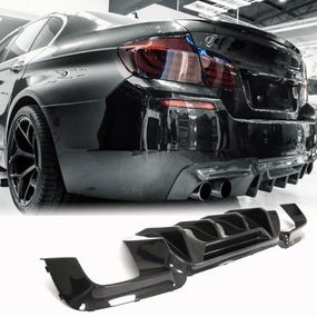 Дифузор заднього бампера V3 (для F10 M5, Карбон) для BMW 5 серія F-10/11/07 2010-2016 рр