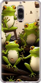 Чехол на Huawei Mate 9 Pro Жабки "5656u-819-17620"